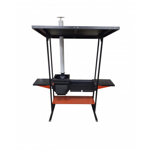 Печь-мангал «Акация» ПРО с крышей